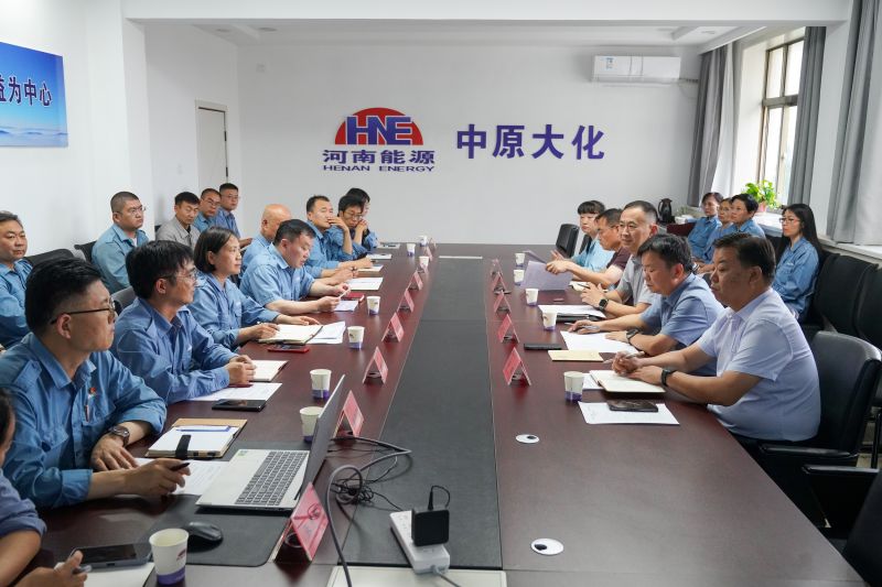 中国平煤神马集团工会到濮阳园区调研指导工作